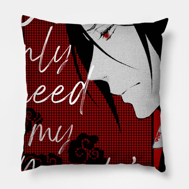 Sebastian|Quote Pillow by hackneydagger