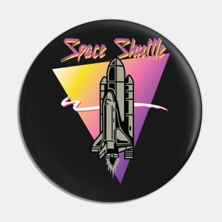 space shuttle 80s Pin