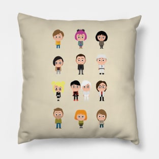 the Cast of Scott Pilgrim Pillow