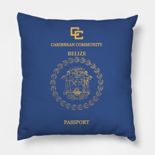 Belize passport Pillow