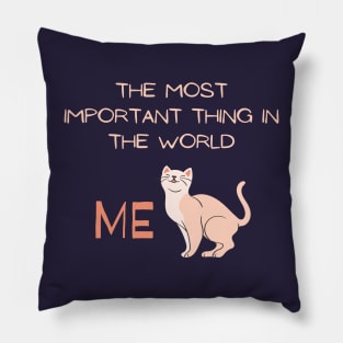 The most important thing in the world: ME! Pillow