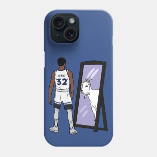 Karl-Anthony Towns Mirror GOAT Phone Case