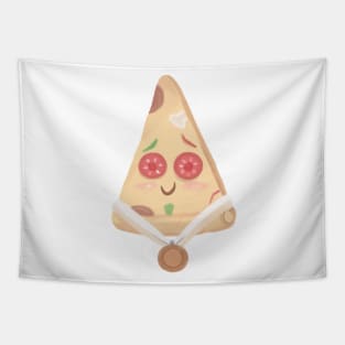 cute a slice of pizza Tapestry