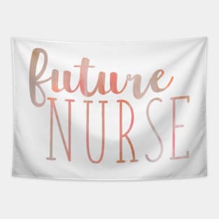 Peach Marbled Future Nurse Tapestry