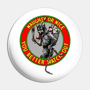 Krampus: Naughty or Nice Pin