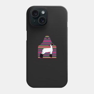 Serape Ear Tag - Market Lamb 1 - NOT FOR RESALE WITHOUT PERMISSION Phone Case