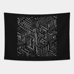 Line Pattern Tapestry