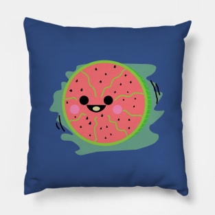 Happy Watermelon Face Pillow