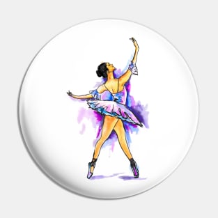 Ballerina, Purple Tutu Pin