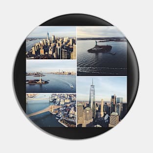 New York from the sky Pin