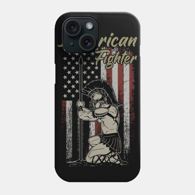 American Fighter Phone Case by aybstore