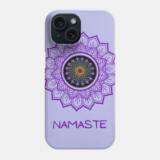 Namaste Seven Chakras Song of Harmony Mandala. Phone Case