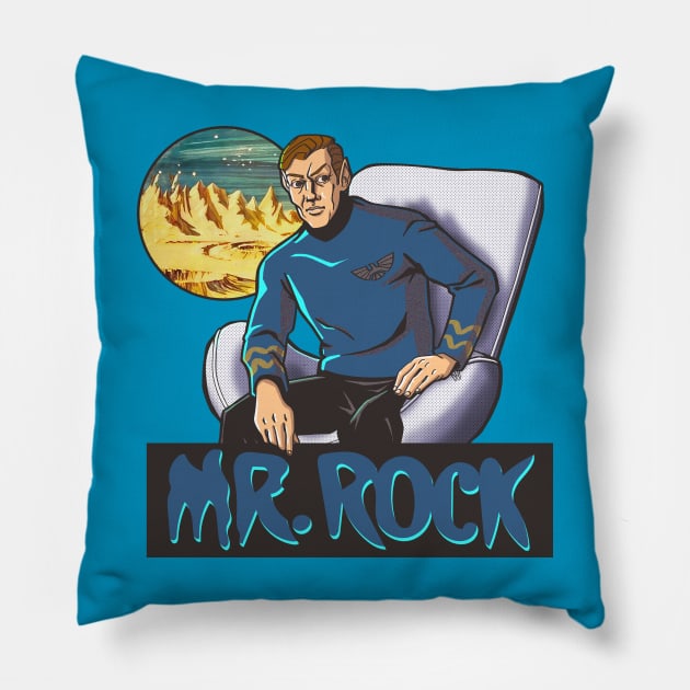 Mr. Rock Pillow by Doc Multiverse Designs