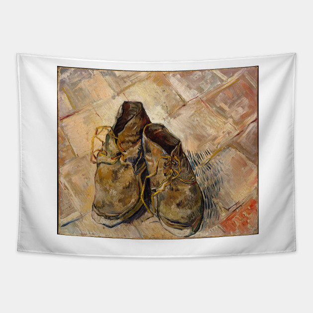Shoes Van Gogh - Tapestry | TeePublic