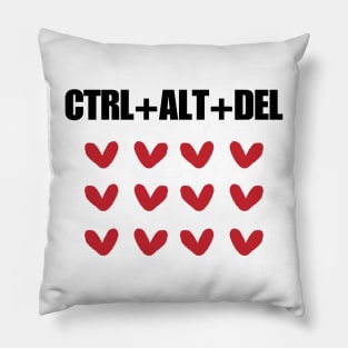 Control alter delete unique design Pillow