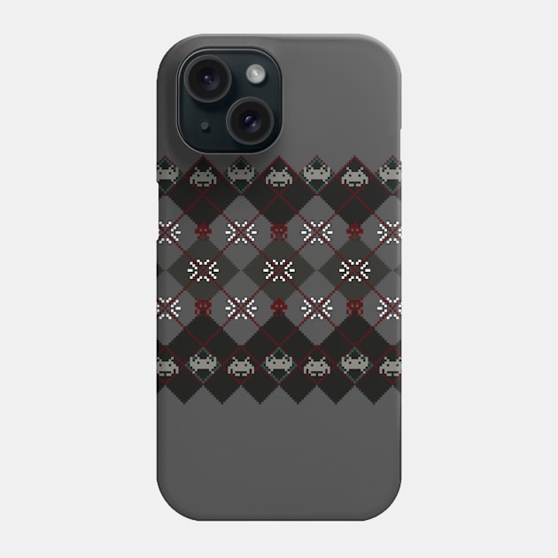 space invaders sweater Phone Case by pozz94