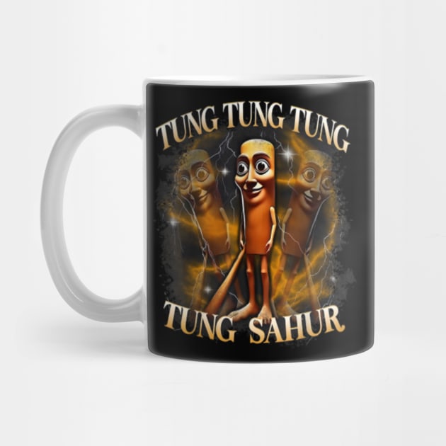 Discover tung tung tung sahur, Brainrot Humor Gen Z - Tung Tung Tung Sahur - Mug