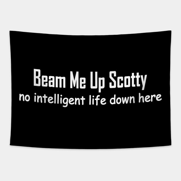 beam me up Scotty no intelligent life down here Tapestry by pickledpossums