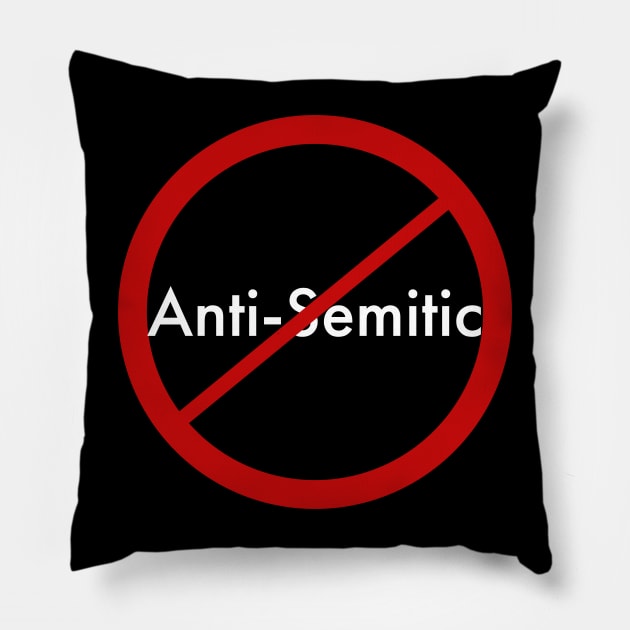 Cancel Anti-Semitics Pillow by QUOT-s