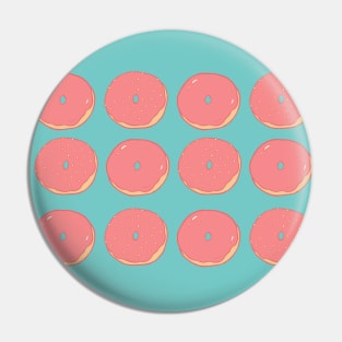 Pink Glazed Doughnuts Pin