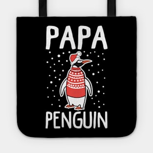 Matching Penguin Ugly Christmas Sweatshirts Tote