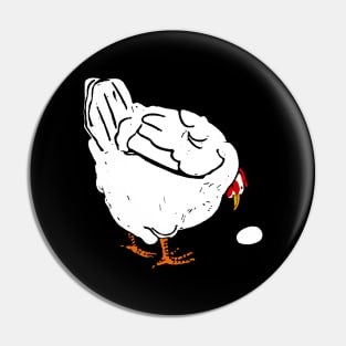 Chicken and Egg Pin