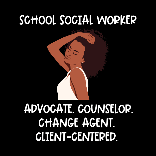 Black Social Worker- School Social Worker by Chey Creates Clothes