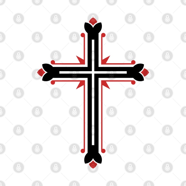 Cross of the Lord and Savior Jesus Christ, a symbol of crucifixion and salvation. by Reformer