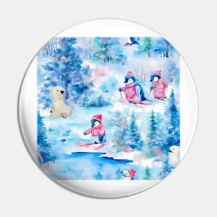 Winter fun Pin