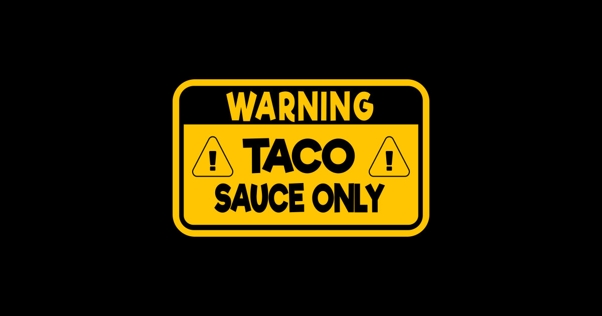 TACO SAUCE ONLY Decal Sticker taco bell stickers taco bell planner