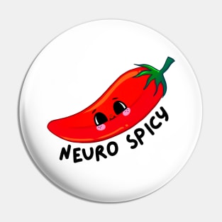 Neurospicy chilli Pin