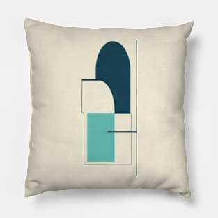 diseño abstracto minimalista moderno de invierno Pillow