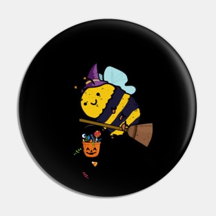 Bee Scary Halloween Pin