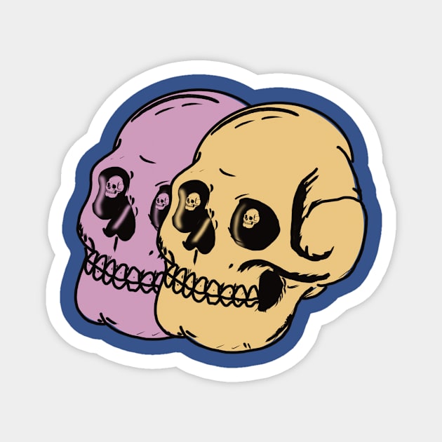 Two skeleton Magnet by Komal