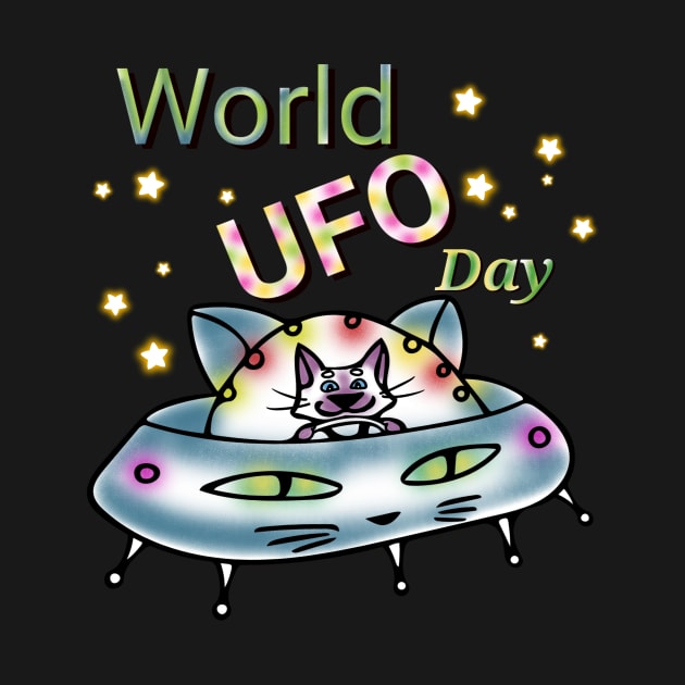 World UFO day by maryglu