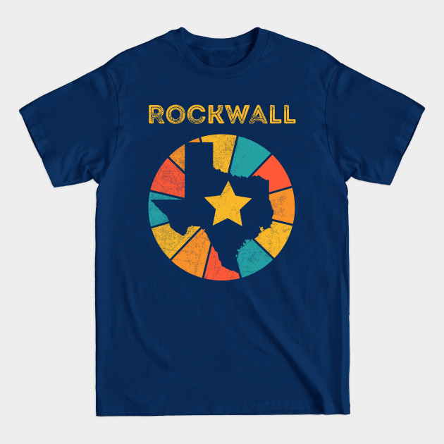 Disover Rockwall Texas Vintage Distressed Souvenir - Rockwall Texas - T-Shirt