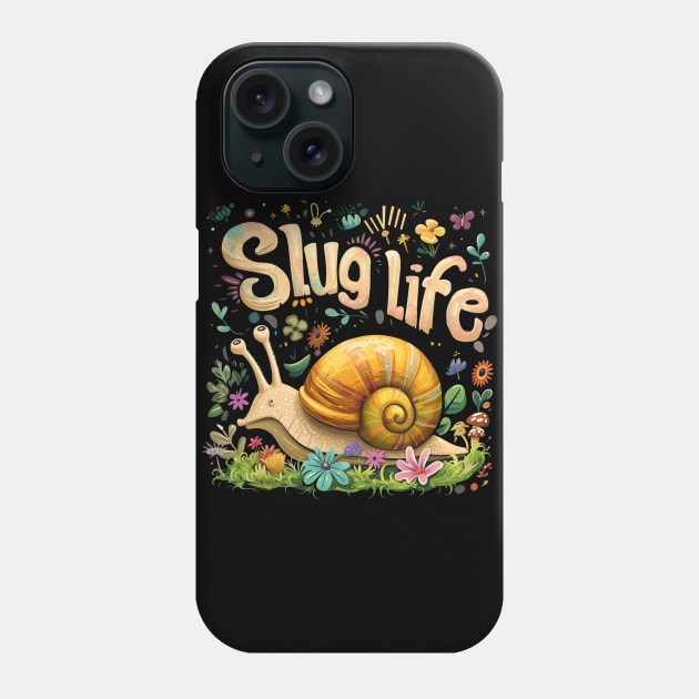 slug life Phone Case by Stephanie Francoeur Art