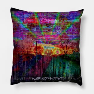 LSD Sky (Wanna Go Home?) Pillow