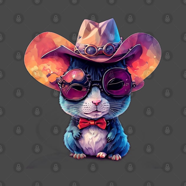 Cartoon Cowboy Mouse by Chavjo Mir11