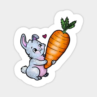 A Bunny's Love Magnet