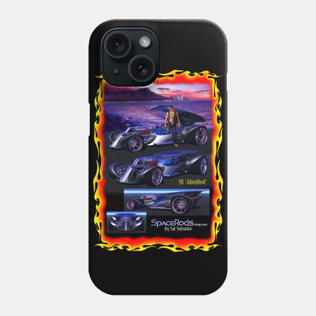 SR Blown Hemi "AlienRod" Phone Case by MyTeeGraphics