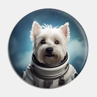 Astro Dog - West Highland White Terrier Pin