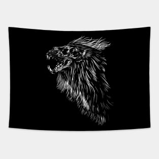 Lion skull Tapestry