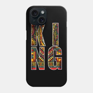 Melanin Black Pride Dashiki Pattern Afrocentric Phone Case