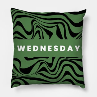 Minimal Wednesday Modern Retro Pillow