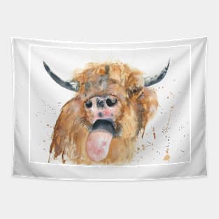 Highland Cow Tapestry