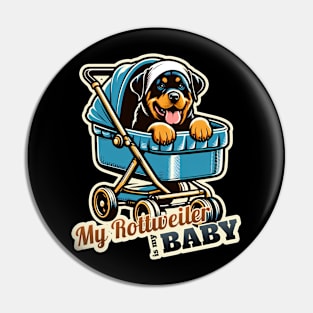 Baby Rottweiler Pin