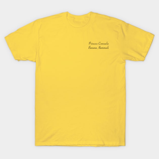 princess consuela banana hammock t shirt