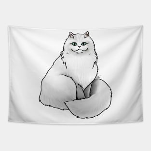 Cat - Persian - White Tapestry