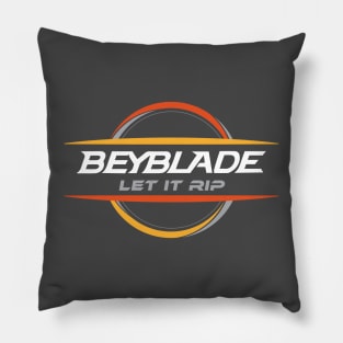 Beyblade Let It Rip Graphic Logo Pillow